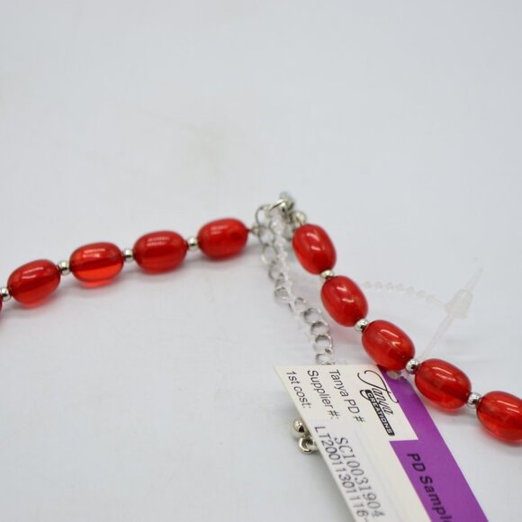 Tanya creations red acrylic necklace - Picture 5 of 5
